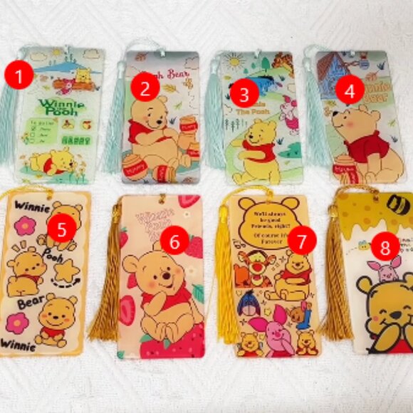Winnie the Pooh inspired Acrylic Bookmarks you choose - Picture 2 of 2